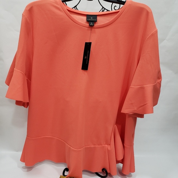Worthington Tops - Worthington - women blouse, hot coral